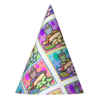 CHAPÉU DE FESTA CACHORROS QUENTES POP ART