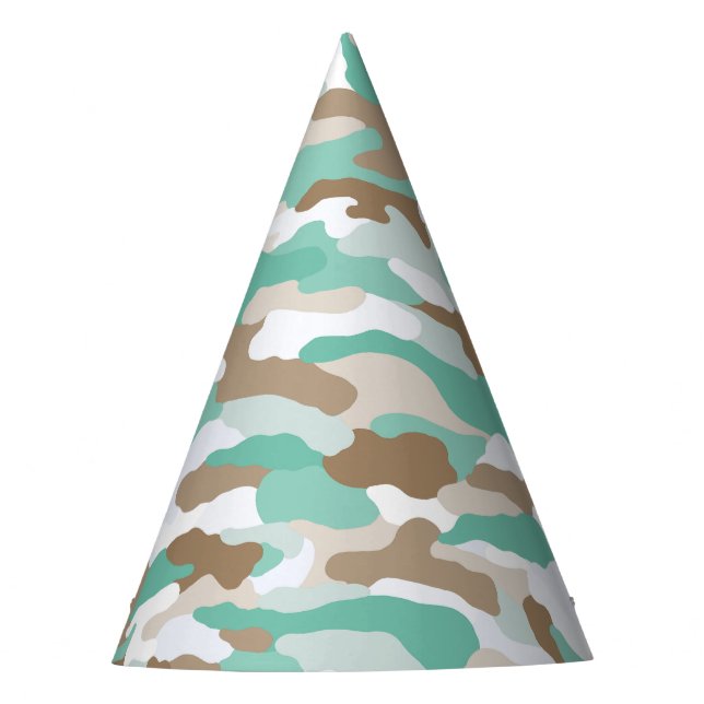Chapéu De Festa Camuflagem Costeira (Frente)