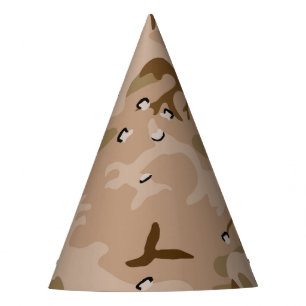 Chapéu De Festa Camuflagem Deserto Com Seixos, Militar, Exército