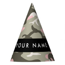 Camuflagem rosa e verde Seu nome personaliza