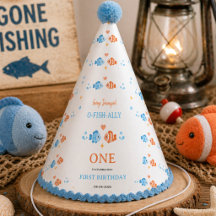 Cana de Pesca Antiga O-Fish-Ally Um 1º Aniversário