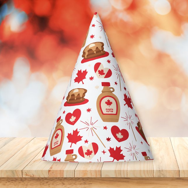 Chapéu De Festa Canadá Dia do Canadá - Xarope de mapeamento (Criador carregado)