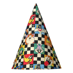 Chapéu De Festa CARACTERES LOONEY TUNES™ no Verificador preto e br