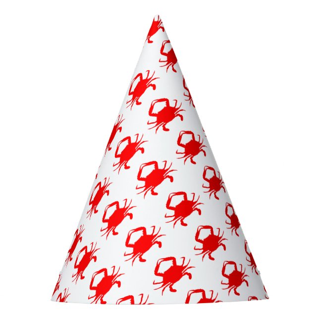 Chapéu De Festa Caranguejo vermelho (Frente)