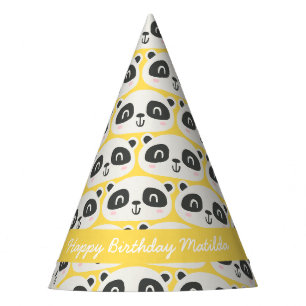 Chapéu De Festa Caráter bonitinho do aniversário infantil do panda