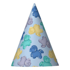 Chapéu De Festa Cavalo de Goma Berry Glacial Azul Gelo