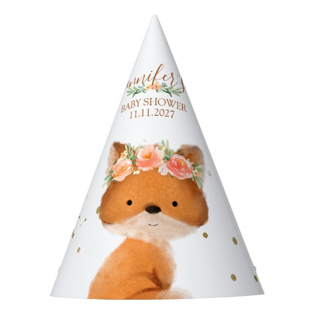 Chapéu De Festa Celebração da Raposa Sonhadora (Frente)