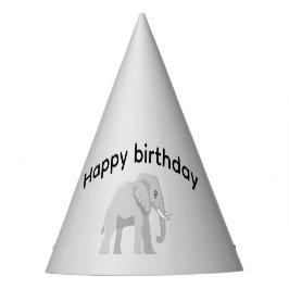 Chapéu De Festa Chapeau de fête Éléphant Gris – Personnalisé