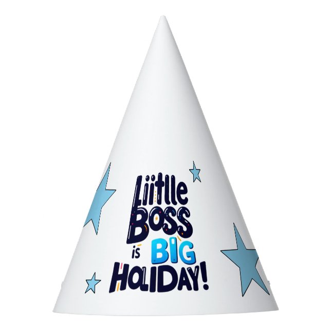 Chapéu De Festa Children's party hat with funny inscription (Frente)