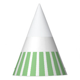 Chapéu De Festa Chique Diversão Moderno Listras Verde Claro em Bra