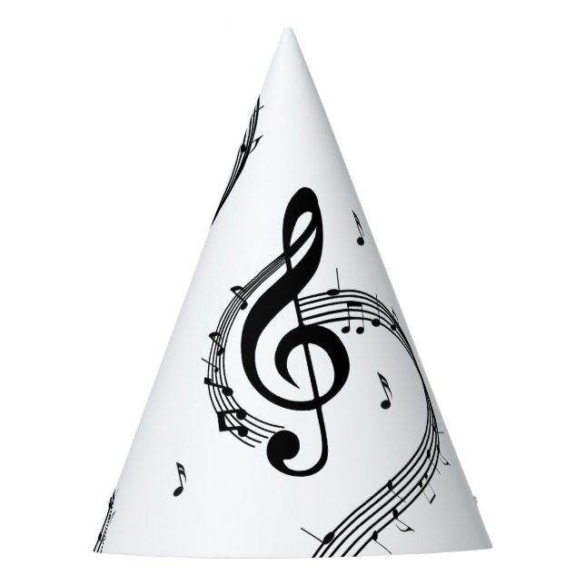 Chapéu De Festa Climactic G Clef (Frente)