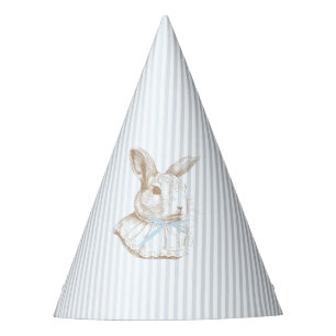 Chapéu De Festa Coelhinho Azul Vintage Some Bunny Está Fazendo Um