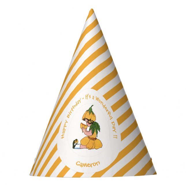 Chapéu De Festa Coleção de Flower Whimsic Child (Frente)