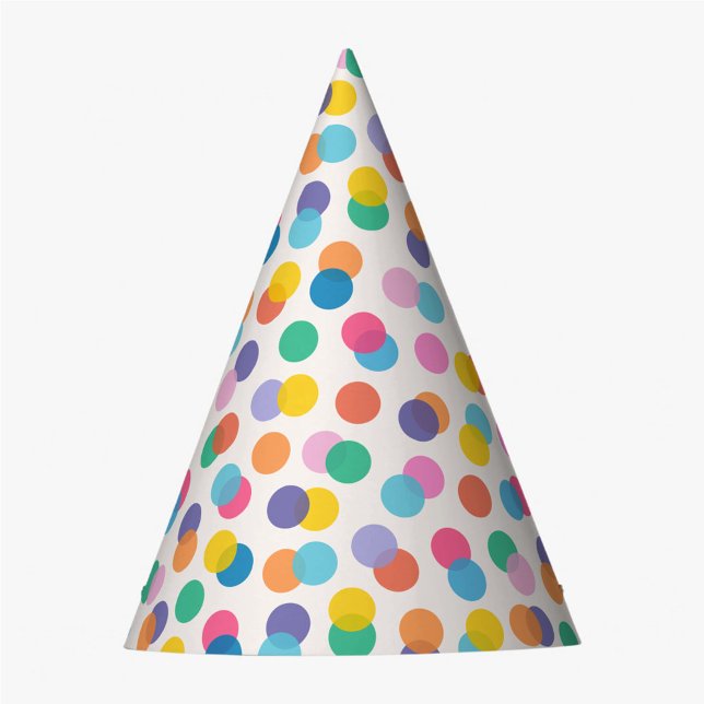 Chapéu De Festa Confetti Colorida Bolinhas Kids Party Hat (Criador carregado)