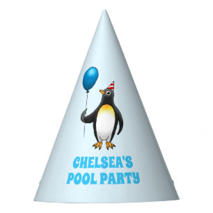 Chapéu De Festa Conjunto de Pinguins de Aniversário