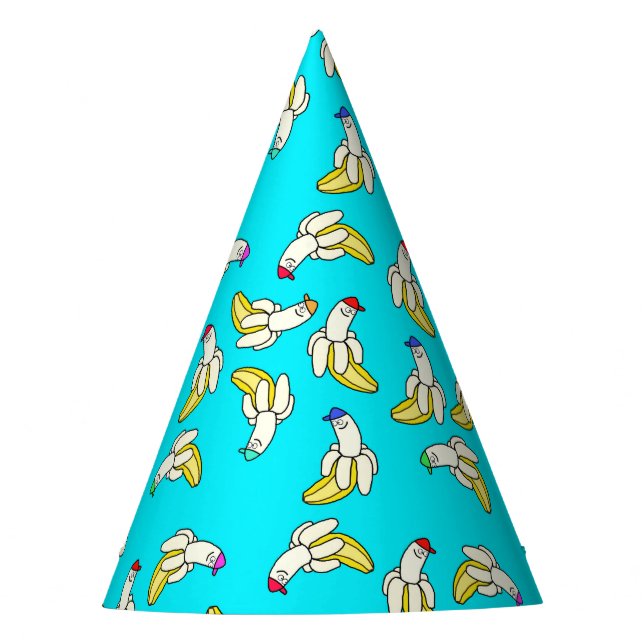 Chapéu de Festa Cool Bananas (Frente)