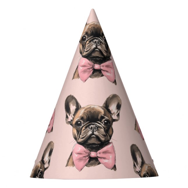Chapéu De Festa Coquette Frenchie (Frente)