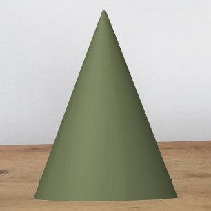Chapéu De Festa Cor Sálida Verde Sage