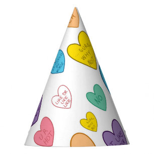 Chapéu De Festa Corações Doces