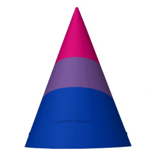 Chapéu De Festa Cores da bandeira do orgulho bissexual SlipperyJoe