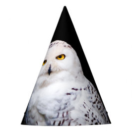 Chapéu De Festa Coruja-das-neves majestosa de inverno