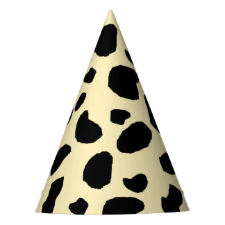 Chapéu De Festa Cow Animal Skin Colour Pattern Design 