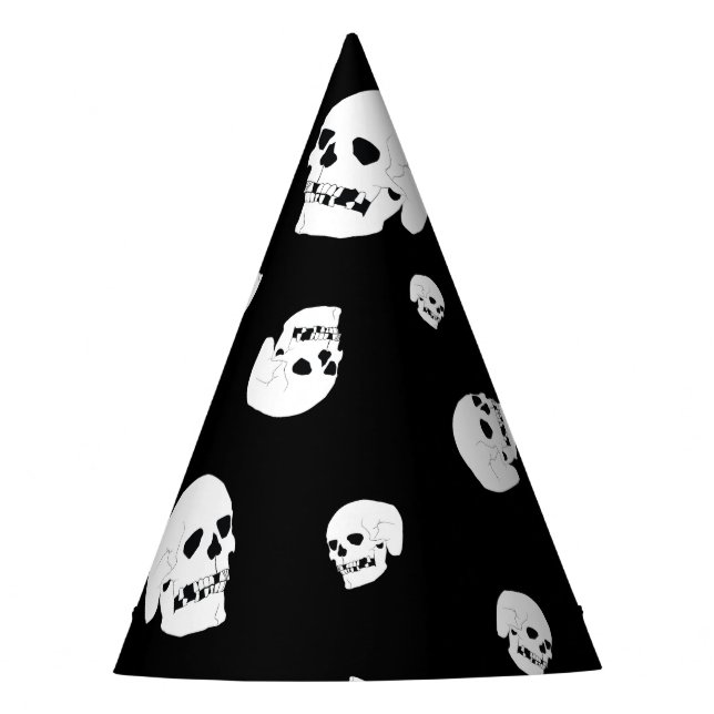 Chapéu De Festa Crânios (Frente)