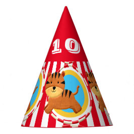 Chapéu De Festa Crianças festas de aniversário de circo Tigre de T