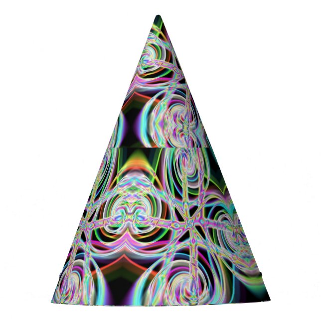 Chapéu De Festa Cromo Iridescente Nove (Frente)
