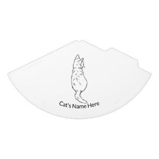 Chapéu De Festa Custom Name Cat Birthday Party Hat