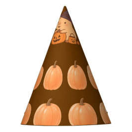 Chapéu De Festa Cute Capybara on Pumpkin Halloween Party Hat