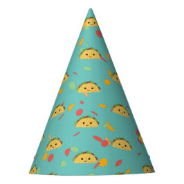 Chapéu De Festa Cute Kawaii Taco Pattern