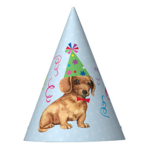 Chapéu De Festa Dachshund da festa de aniversário