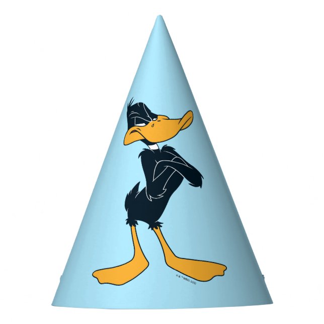 Chapéu De Festa DAFFY DUCK™ com cores cruzadas de braços (Frente)