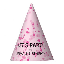 Chapéu De Festa Dance Disco Ball Party - Pink Personalizado e Pret