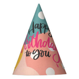 Chapéu de Festa de aniversário Clássico Cone