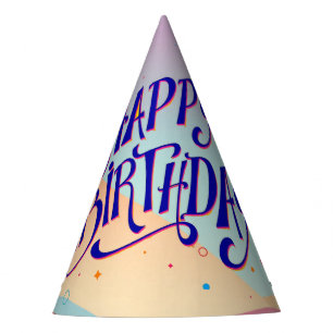 Chapéu de Festa de aniversário Clássico Cone