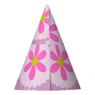 Chapéu de festa de aniversário de flor de margarid