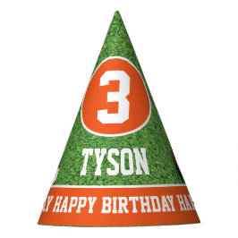 Chapéu de Festa de aniversário do Tema de Futebol