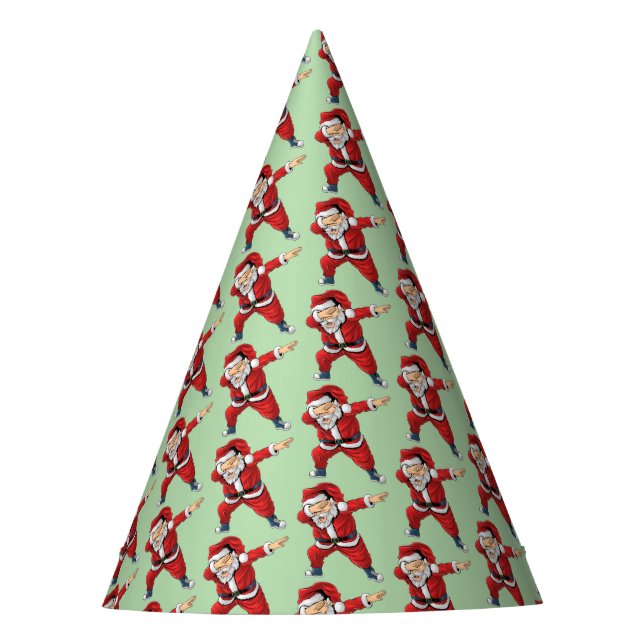 Chapéu de festa de Papai Noel dançante (Frente)