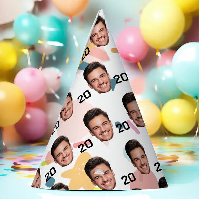 Chapéu de Festa de Rosto Personalizado, Idade de A (Criador carregado)