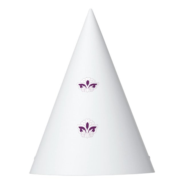 Chapéu De Festa Decoração magenta avermelhada (Frente)