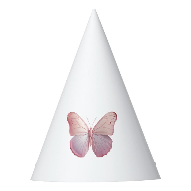 Chapéu De Festa Desenho de Borboleta (Frente)