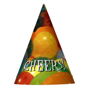 Chapéu De Festa Design do Partido Colorido dos Balões