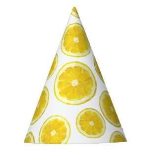 Chapéu De Festa Design moderno da fruta amarela engraçada da fati