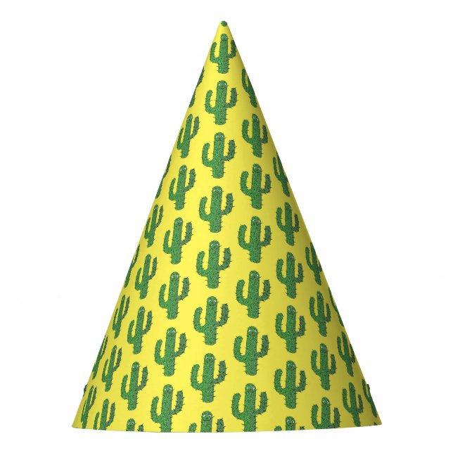 Chapéu De Festa Dia dos Cactos Felizes Mortos (Frente)
