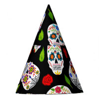 Dia Los Muertos: padrão de crânios de açúcar.