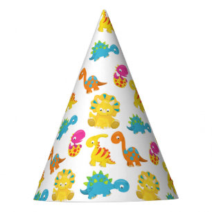 Chapéu De Festa Dinossauros Bons, Padrão De Dinossauros, Dino Bebê