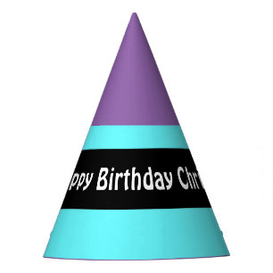 Chapéu De Festa DIY - Adicionar seu próprio sinal, foto, nome e c