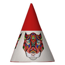 Chapéu de festa do tigre
